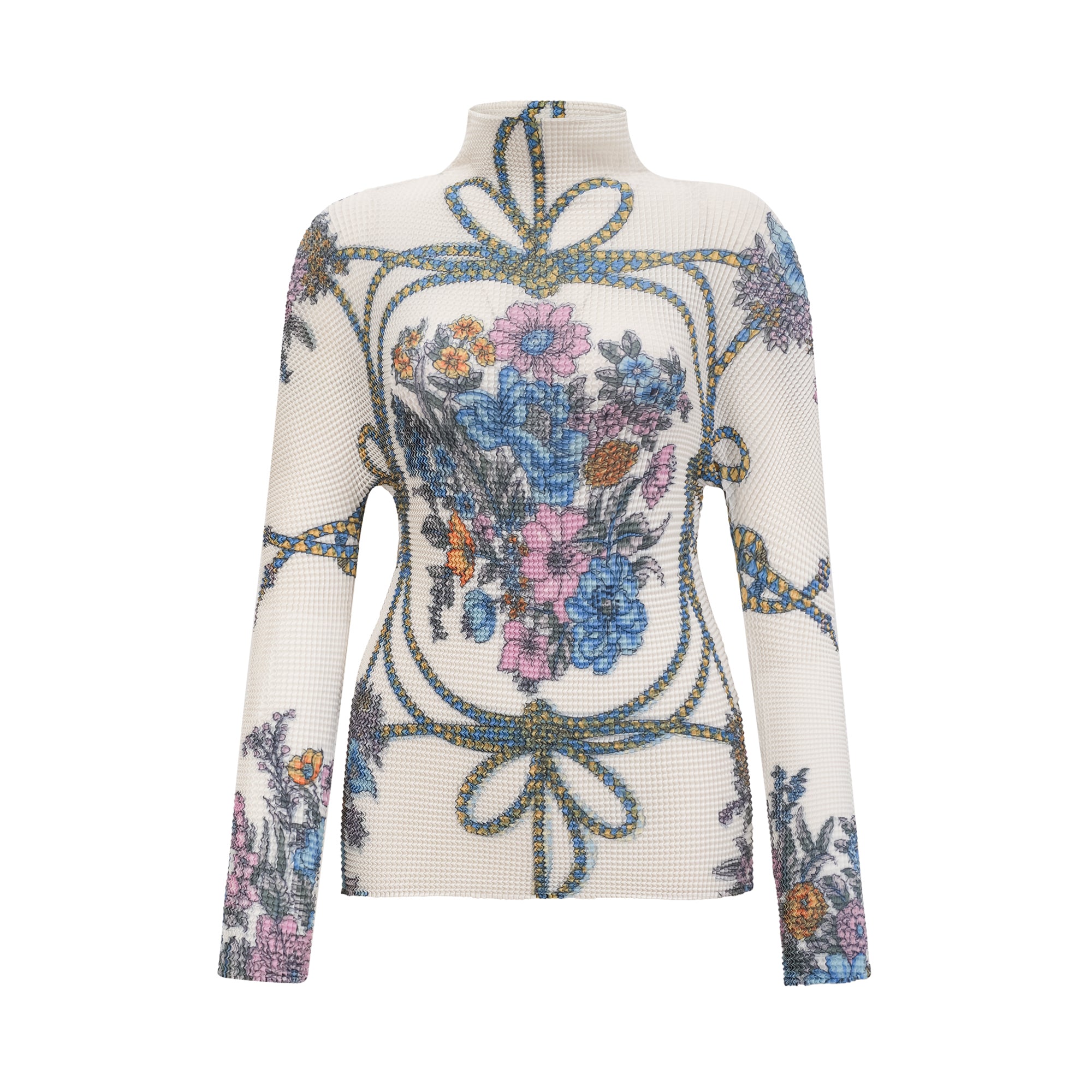 Huguette Pattern-Print Top & Skirt Matching Set