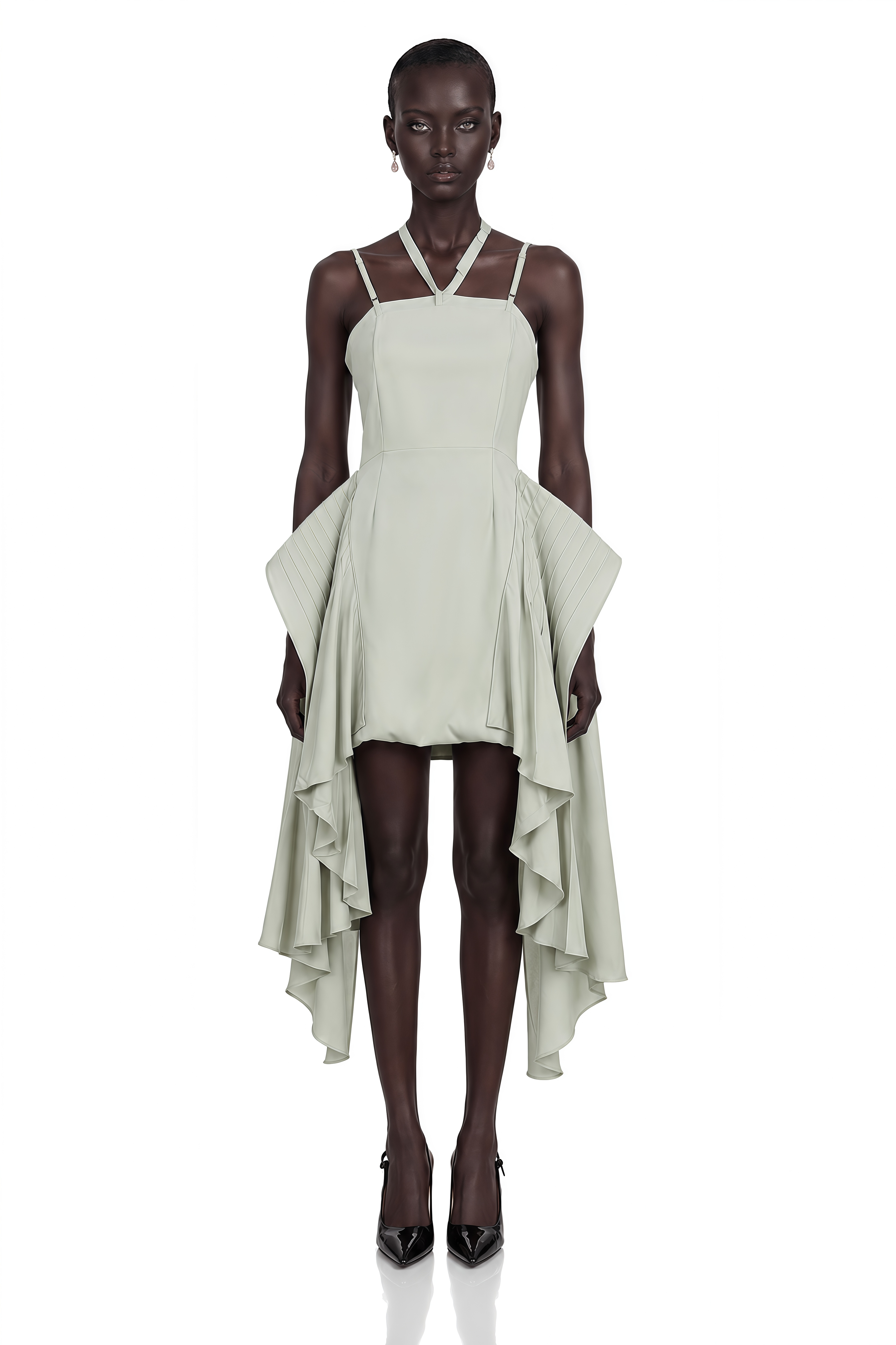 Michel Layered-Hemline Mini Dress (Final Sale)