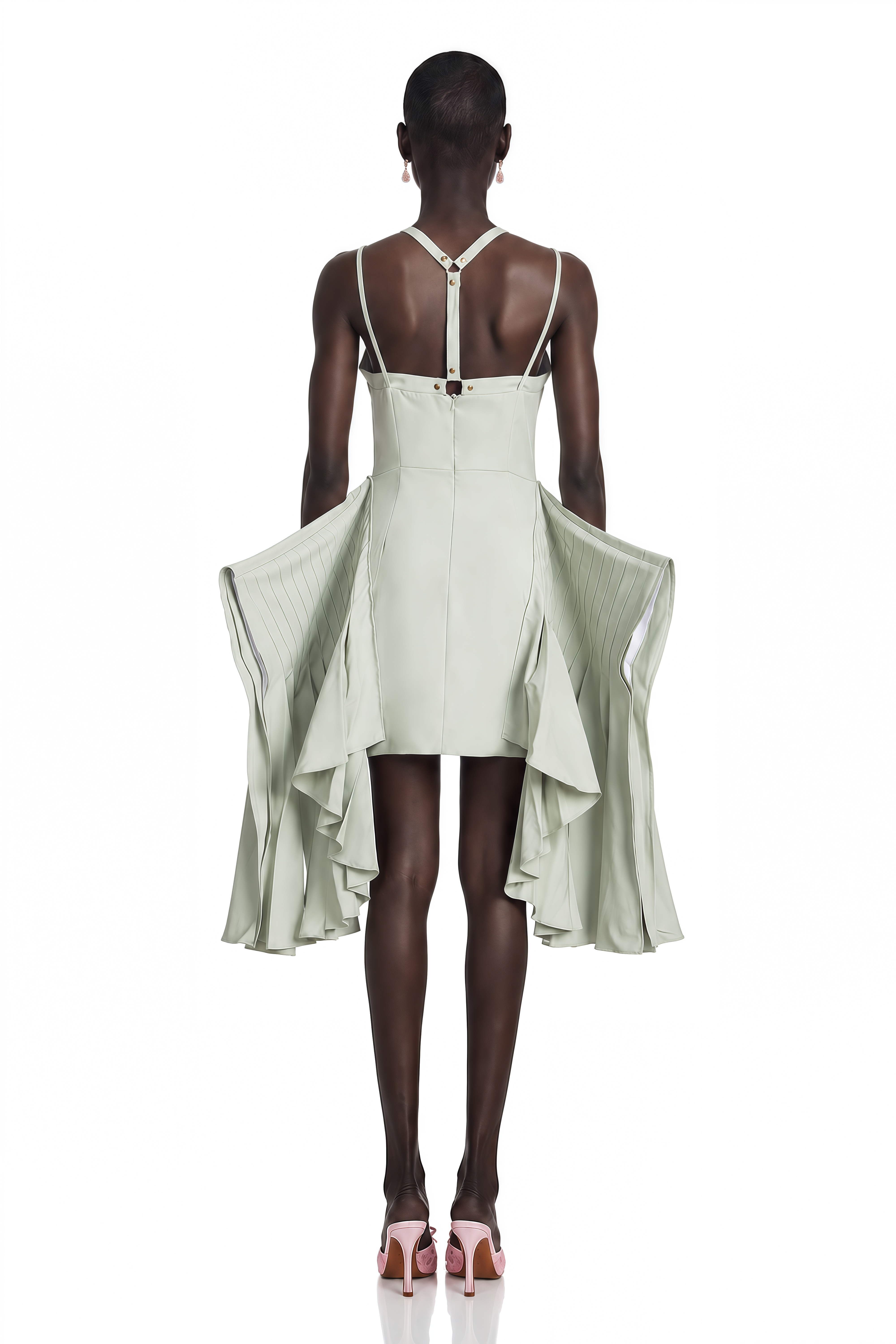Michel Layered-Hemline Mini Dress (Final Sale)
