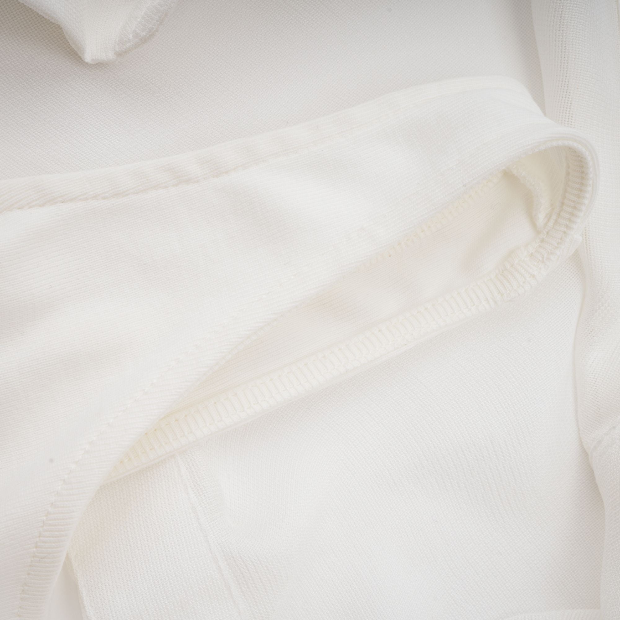 Fleur White Boned-Design Bodysuit