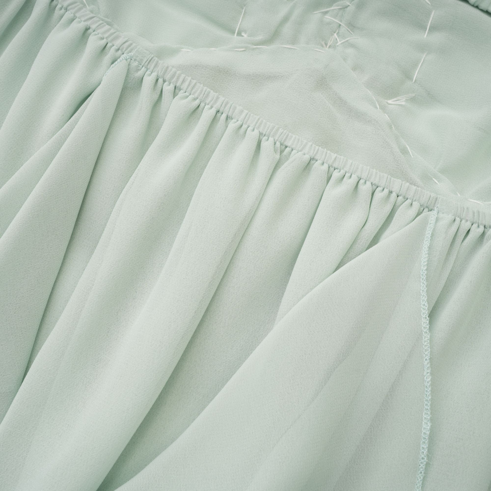 Salilah Embellished Ruffled Midi Dress