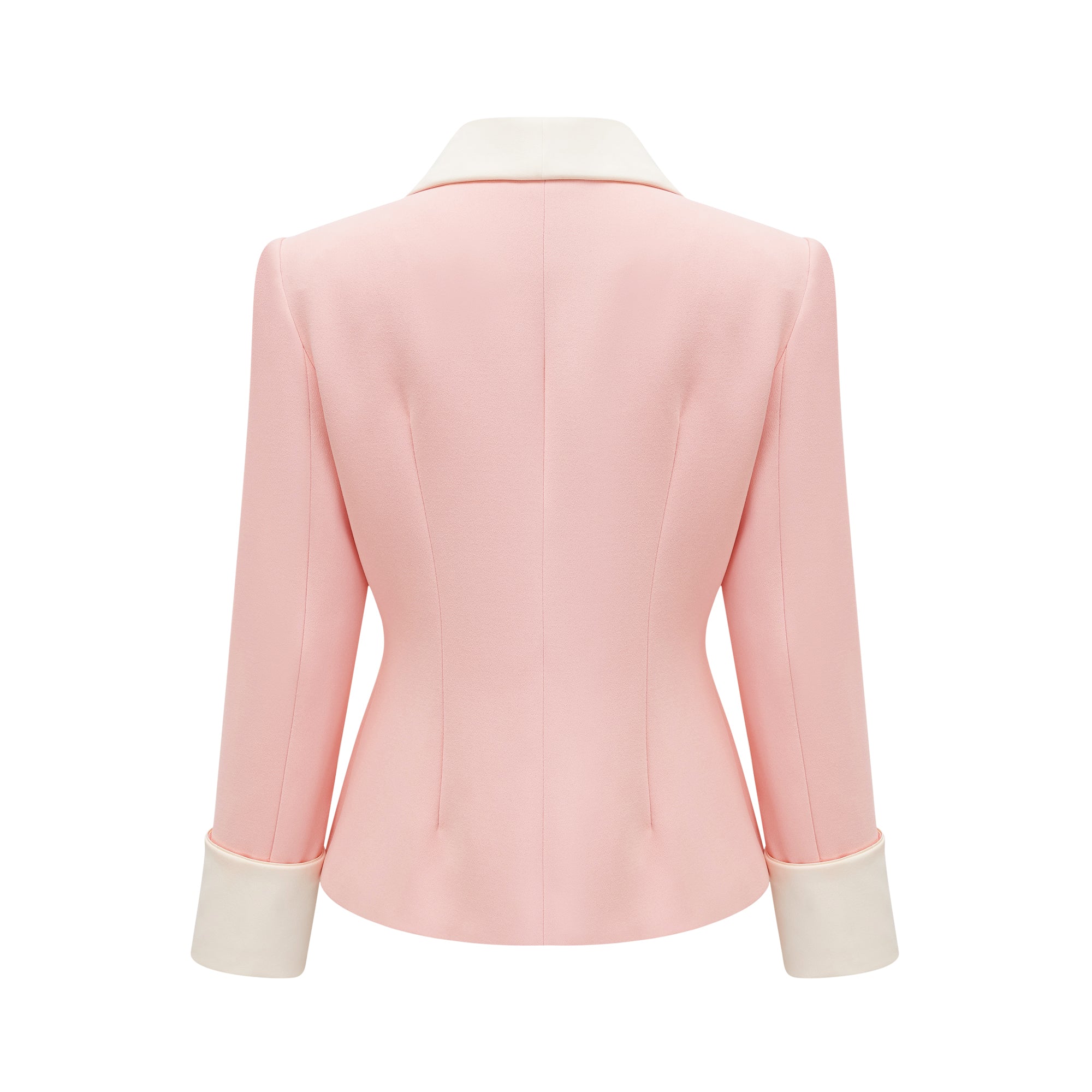 Claretta Colour-Block Blazer & Pants Matching Set