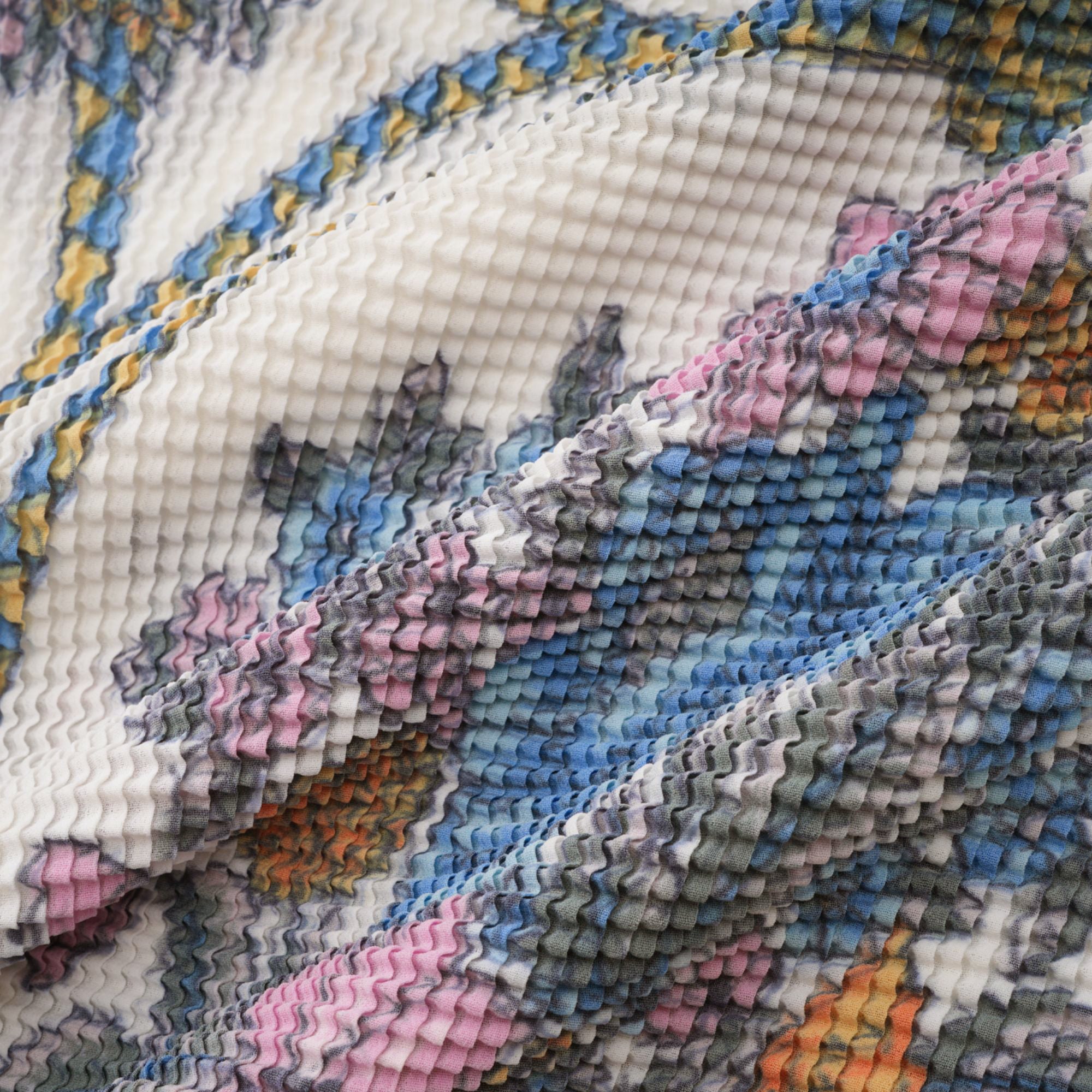 Huguette Pattern-Print Top & Skirt Matching Set