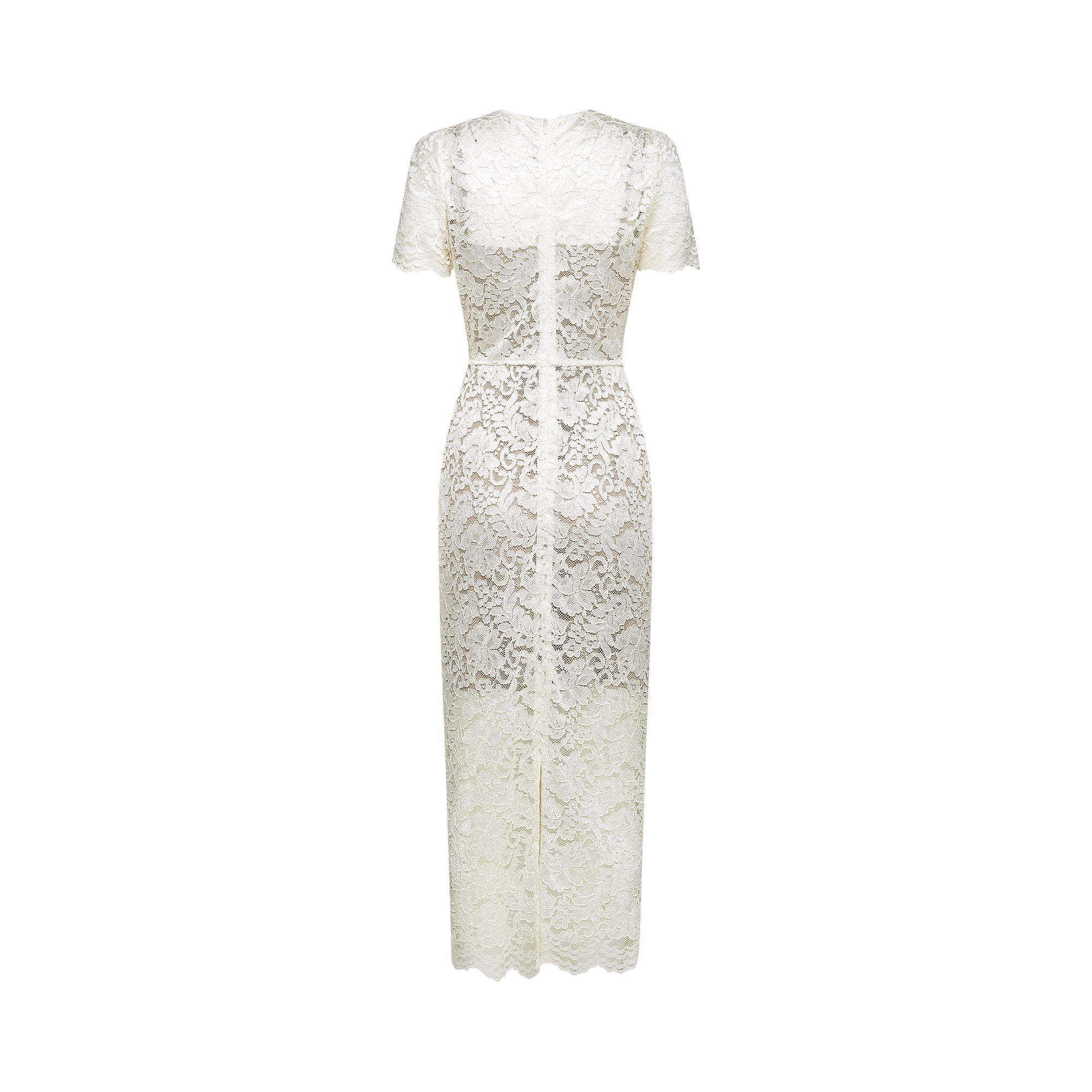 Kalena embellished lace midi dress