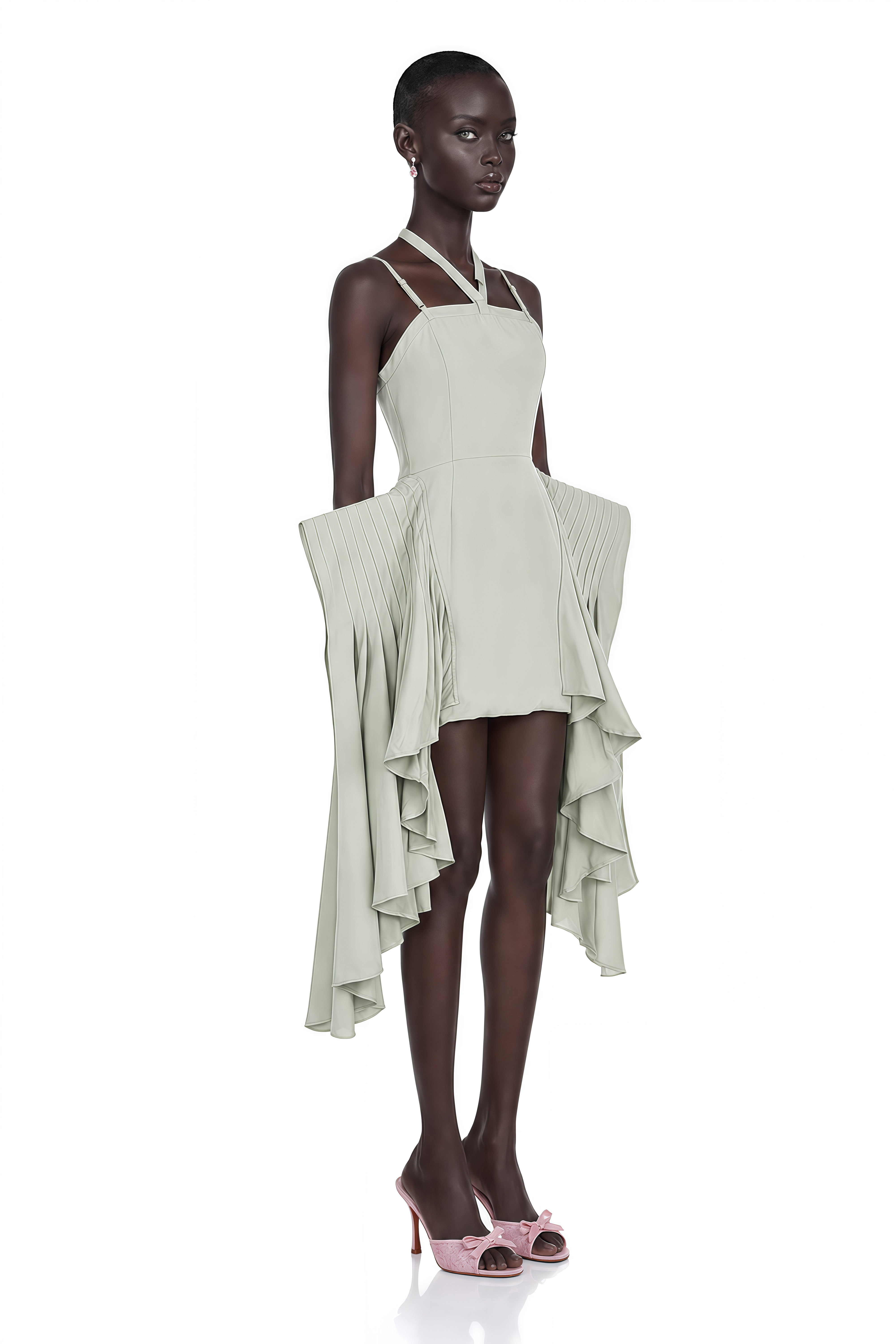 Michel Layered-Hemline Mini Dress (Final Sale)
