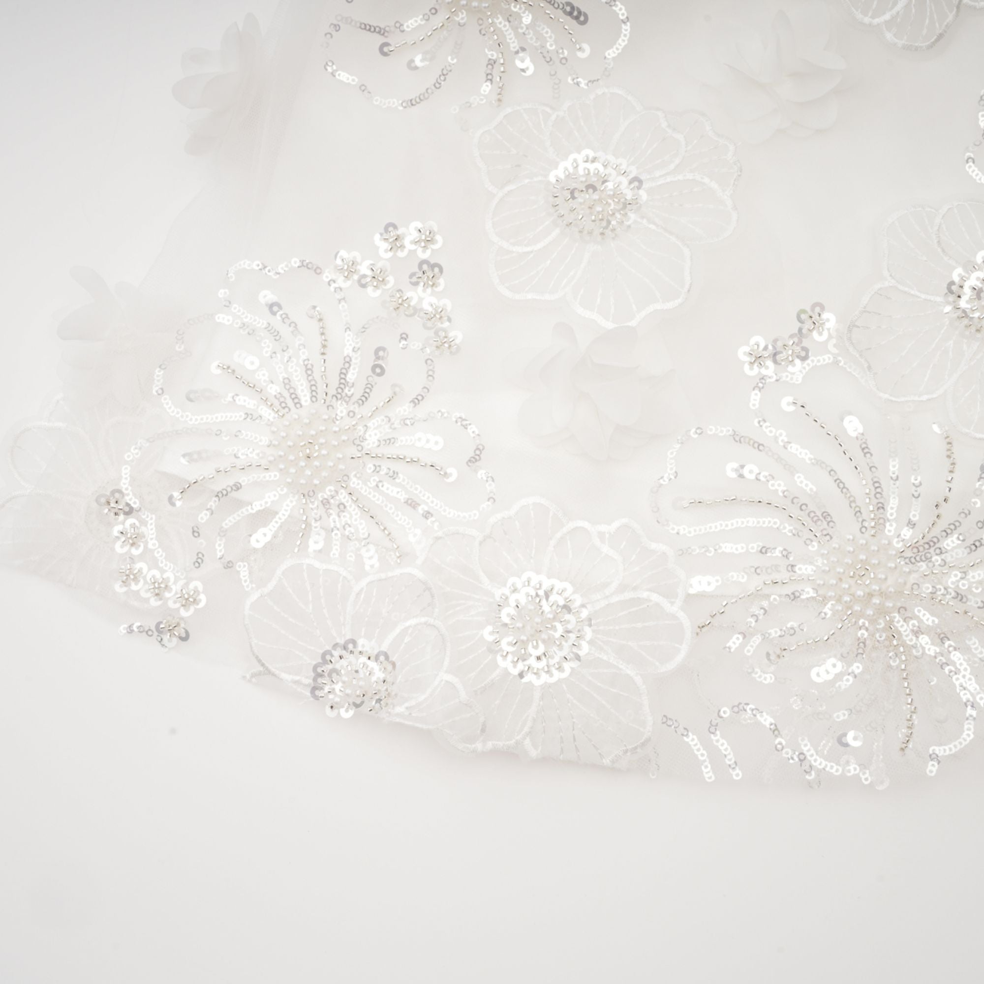 Suzette Crystal-Embellished Floral Mini Dress