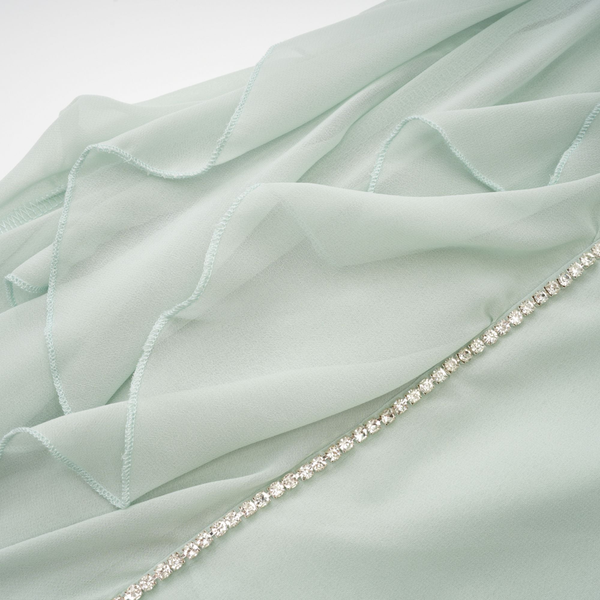 Salilah Embellished Ruffled Midi Dress