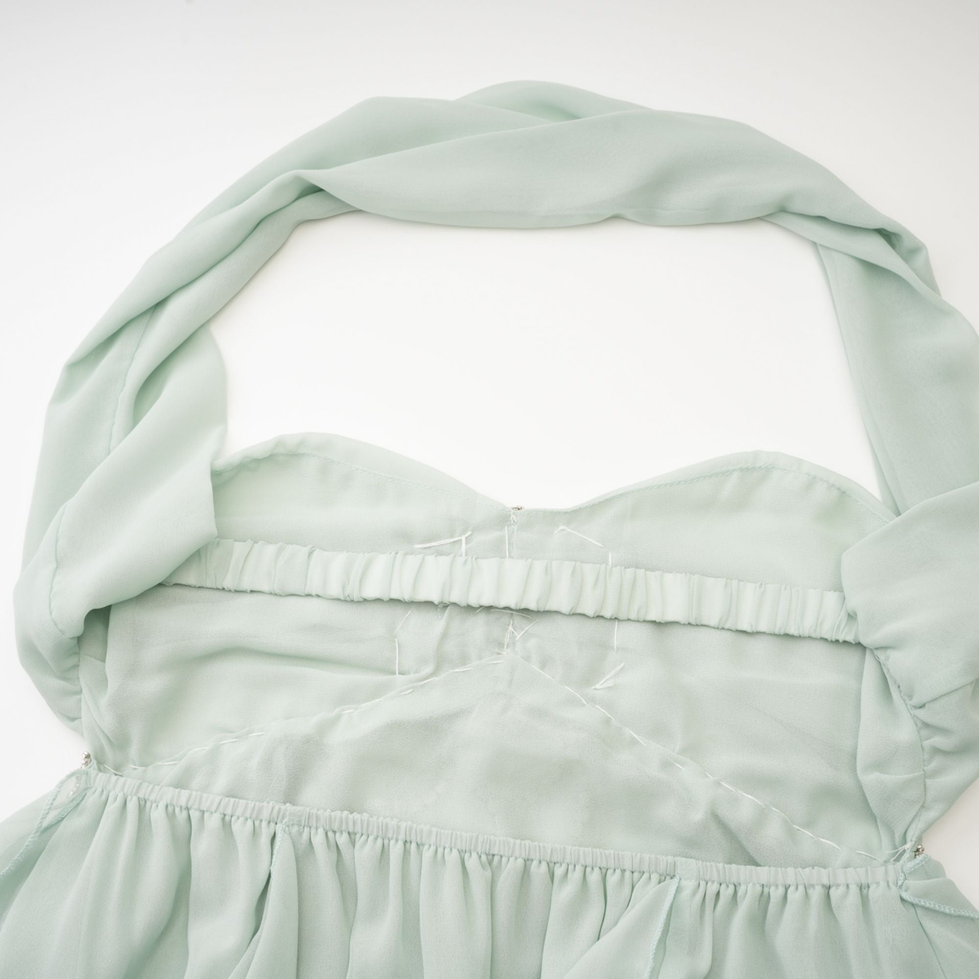 Salilah Embellished Ruffled Midi Dress