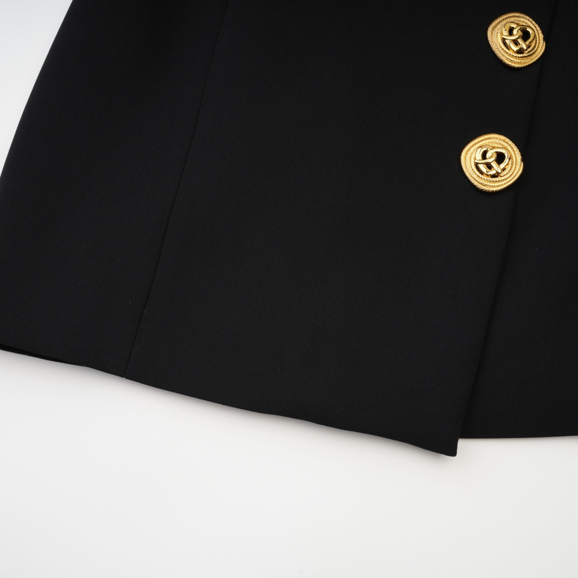 Celina Black Long-Sleeved Dress