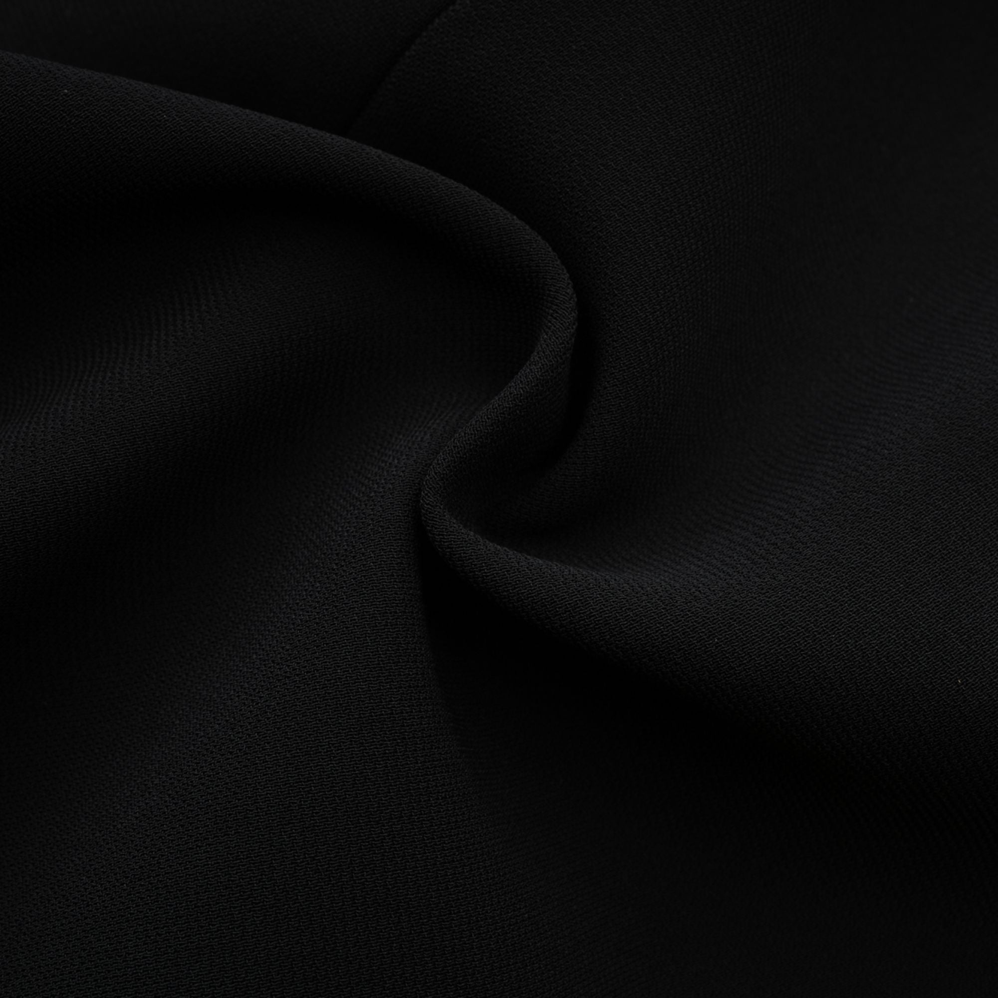 Celina Black Long-Sleeved Dress